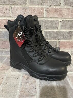 Rothco Black Lace-Up Tactical Boots